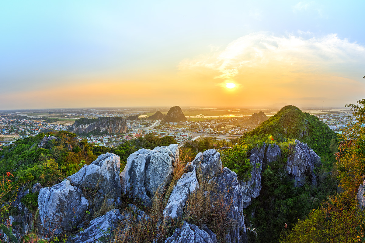 Marble Mountains Sunset Tour from Hoi An