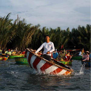 Hoi An Basket Boat Trip Through the Coconut Forest